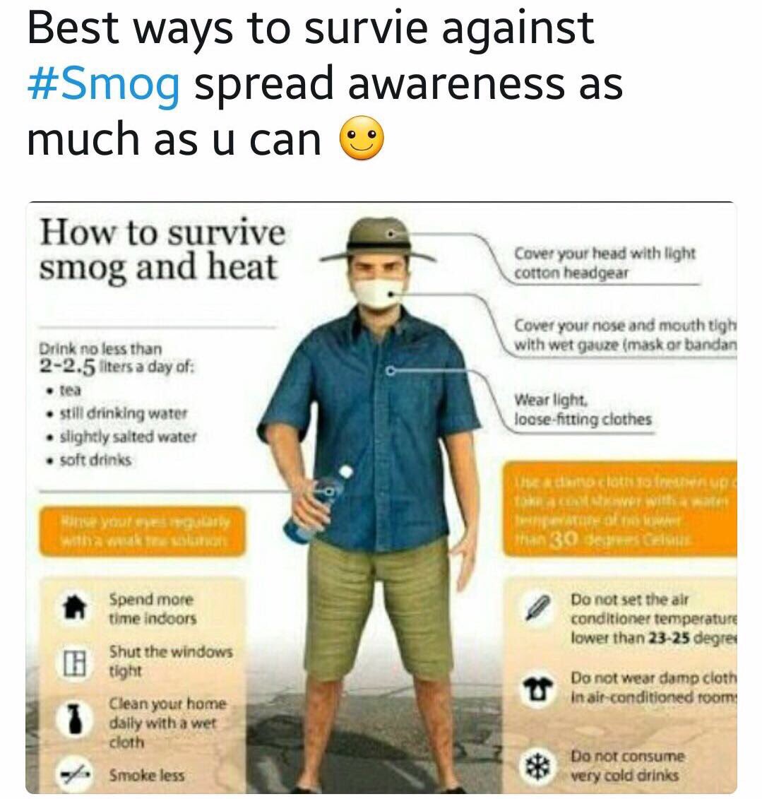 MehakayubKhan1's tweet photo. #SaveUsFromSmog https://t.co/vefcq7CGou
