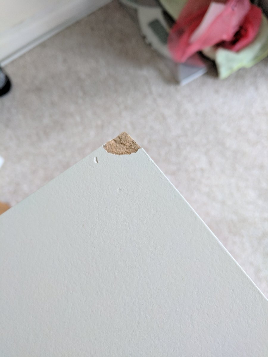 Phela87's tweet photo. @WayfairUK our hanging shelf with coat rack has just been delivered and it is damaged. Please get in touch, thanks. https://t.co/Os0G3aLN95