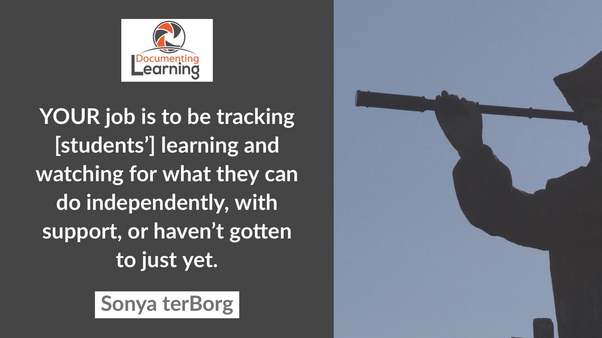 doc4learning's tweet photo. YOUR job is to be tracking [students’] learning and watching for what they can do independently...” by @terSonya https://t.co/95ELwUSAYW https://t.co/c6Un9B6IEf
