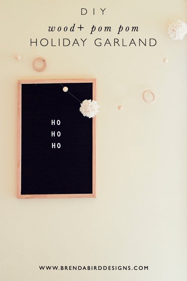 Have 15 minutes? Make this while watching your fave Netflix show. #30minutecrafts brendabirddesigns.com/diy-pom-pom-wo…