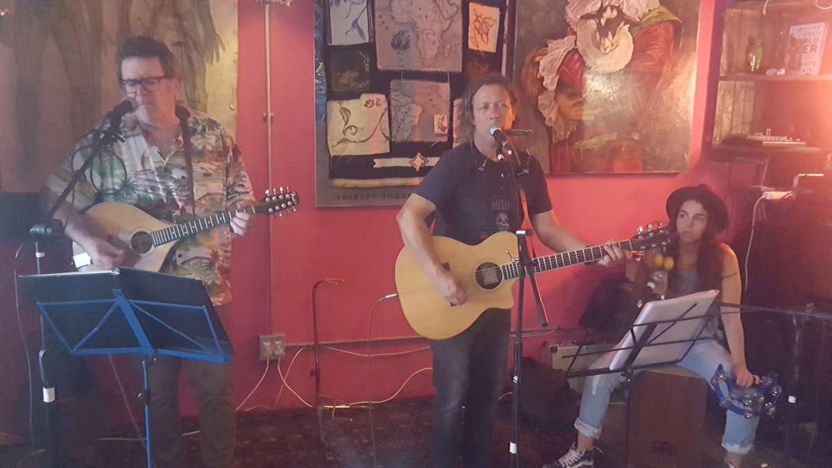 rayjoe's tweet photo. Kicking back at @StripedHorseZA listening to cool alternative country via #ThePorchLights Hey @RidgeMahogany you guys rock https://t.co/qtSUnOJuUb