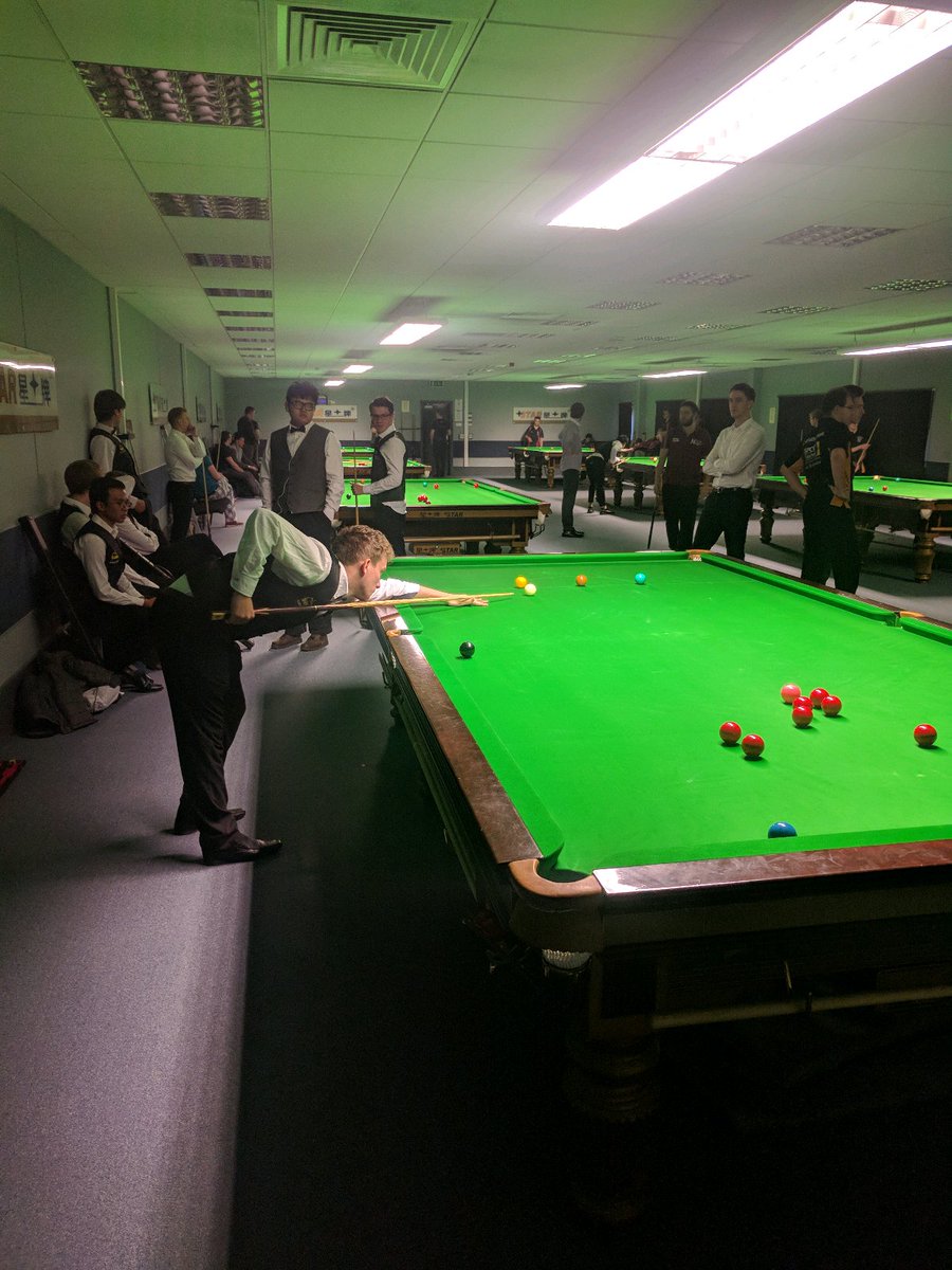 warwicksnooker's tweet photo. We're underway with the Team Championship quarters now with Warwick 1 v Warwick 2! #FriendsBecomeEnemies #GoOnSide https://t.co/kN1WrOZdBP