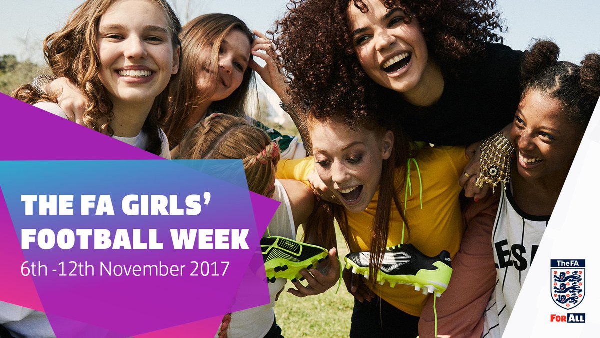 EastRidingFA's tweet photo. FA Girls' Football Week begins tomorrow! Still time to register your activities throughout the week! https://t.co/apZArYJEMA https://t.co/d5H4MeRQ6Q