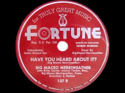 Fifties_Music's tweet photo. Big Maceo Merriweather
Have You Heard About It?
(US, 1950)
https://t.co/jARLtfXIFI
#Michigan #Blues #JohnBrim #AlonzoTucker #FortuneRecords https://t.co/hFS17TyKko