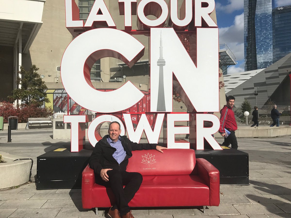 Neil Jones, CEO of the <a href="/TourCNTower/">CN Tower / Tour CN</a> shares his story for <a href="/canada150th/">Canada 150</a> @Passeport2017 <a href="/redcouchtour/">Red Couch Tour</a> Merci Neil!