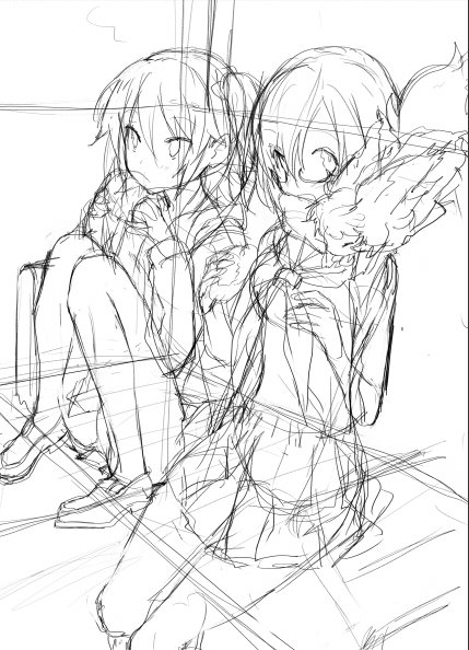 マシュを描くとぐだこを一緒に書いてしまう病気にかかっている気がする…
あとトリミングいっつも悩みますね 背景入れたほうが絵の空気感出るけどキャラの顔みたいならキャラに寄ったトリミングのほうが…ぐぬぬみたいな 