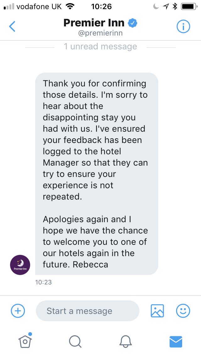Nice to see <a href="/premierinn/">Premier Inn</a> don’t give a F...k about there customers . #CustomerService #terrible .
