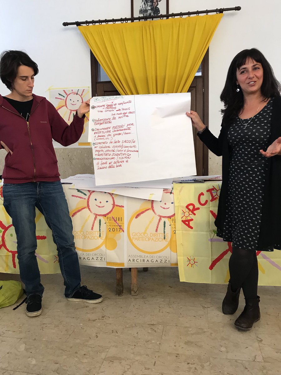 Buongiorno dall’Assemblea dei circoli Arciragazzi