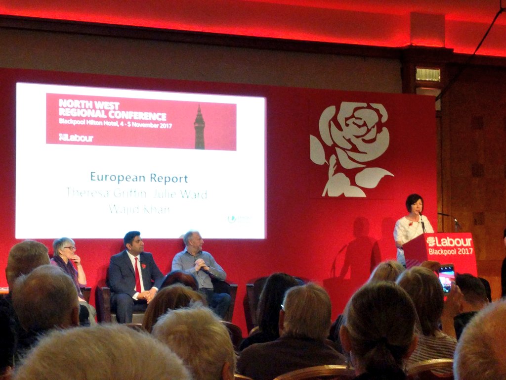 WireYoungLabour's tweet photo. Second day of #LabNW17 listening to the European Report from @TheresaMEP @WajidKhanMEP @julie4nw https://t.co/nkhnTF4G6T