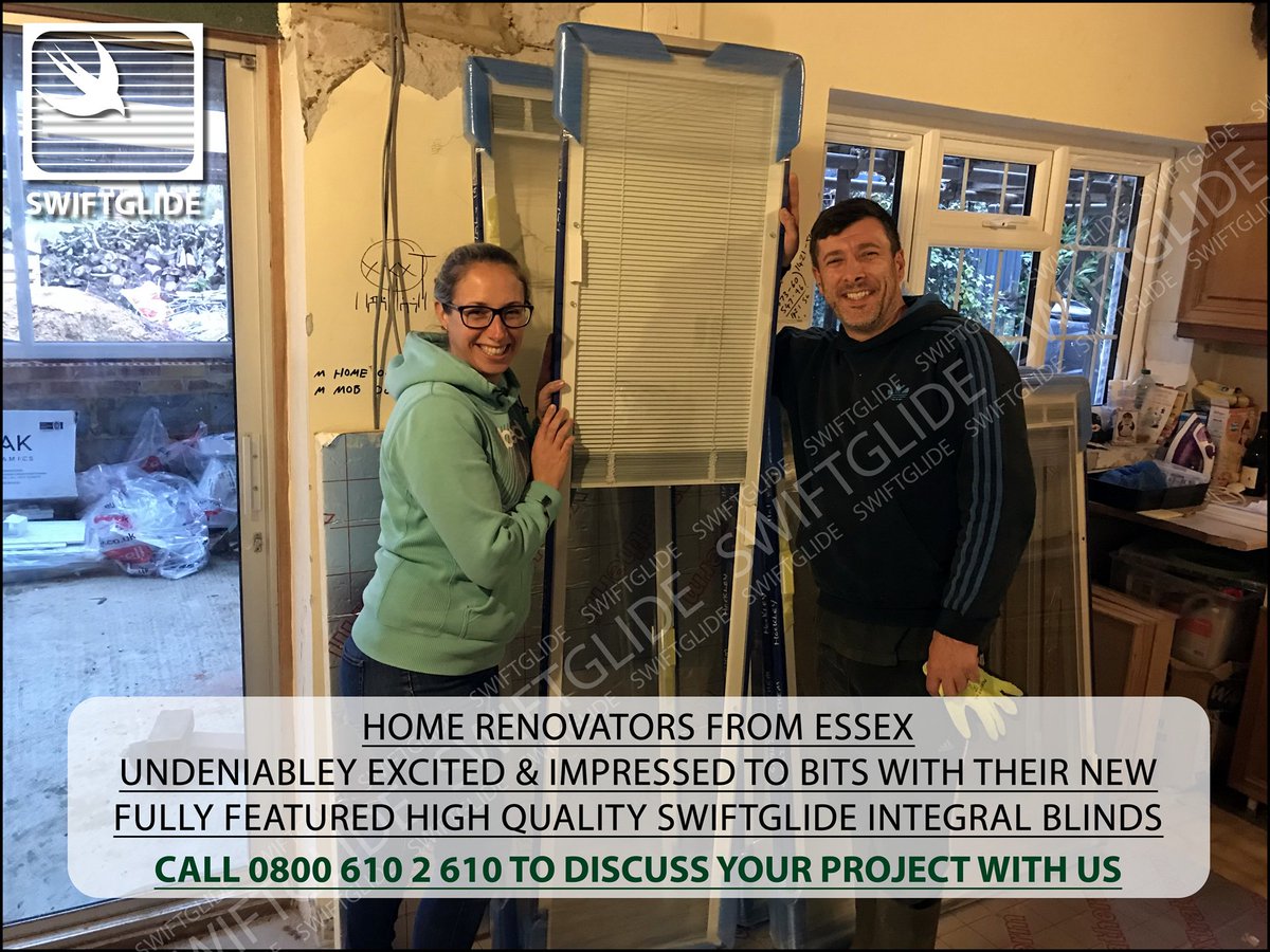 Loving the infectious excitement for our Fully Featured Integral Blinds. How happy our customers are is undeniable #quality #service👌👌