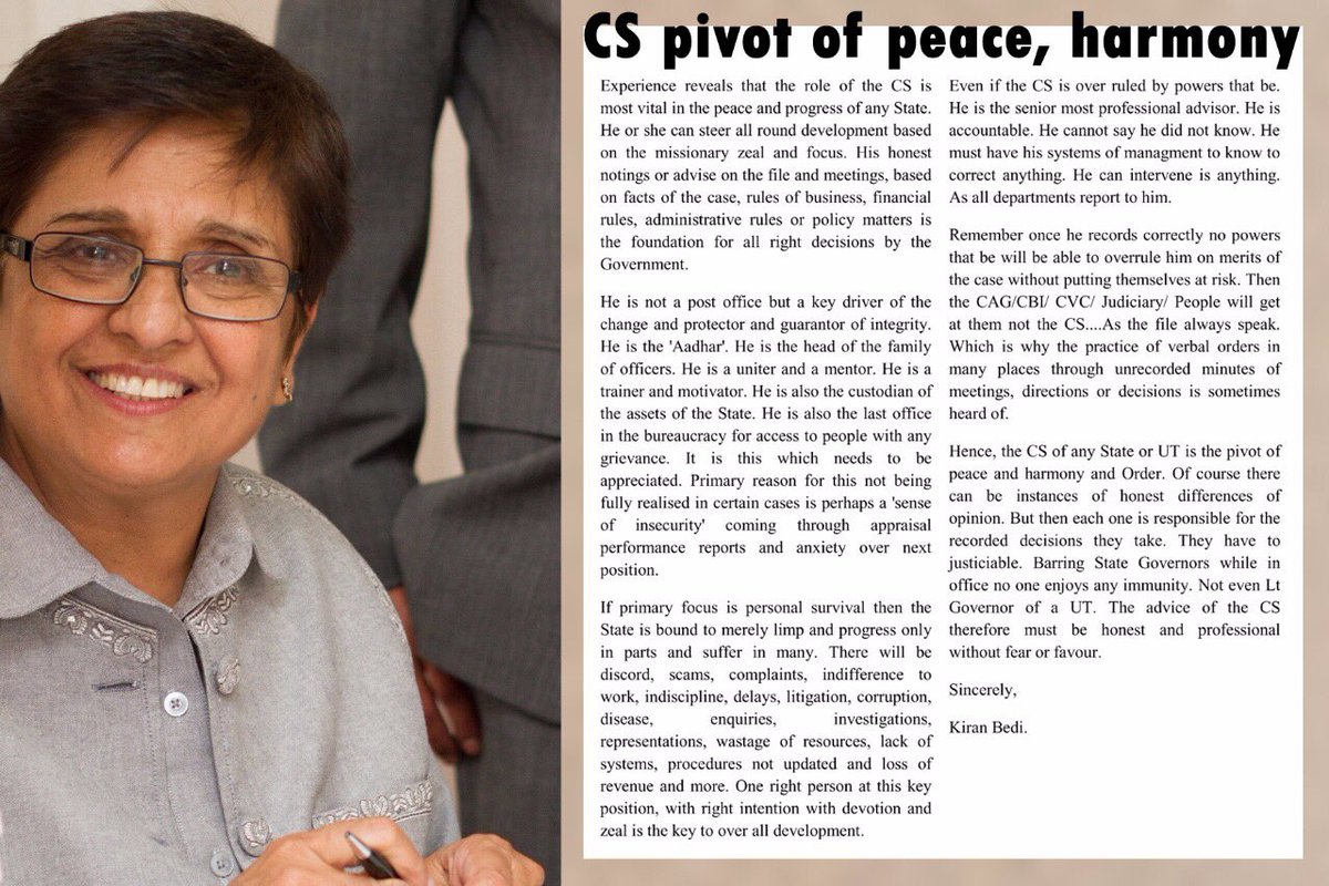 thekiranbedi's tweet image. 