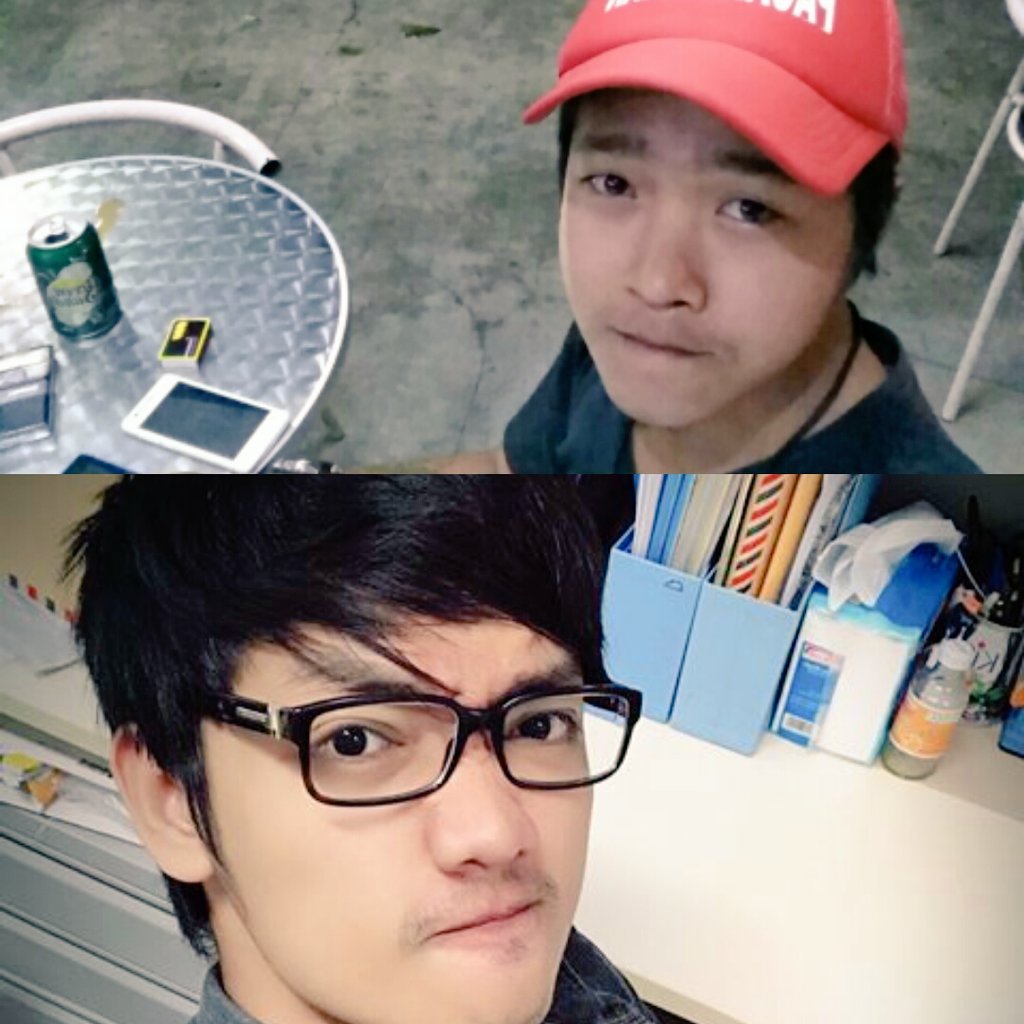 Kimrediant's tweet photo. Udah mirip belum bang  @piscesguy88 

HaHaHa ..... lol https://t.co/tC5JzajP2c