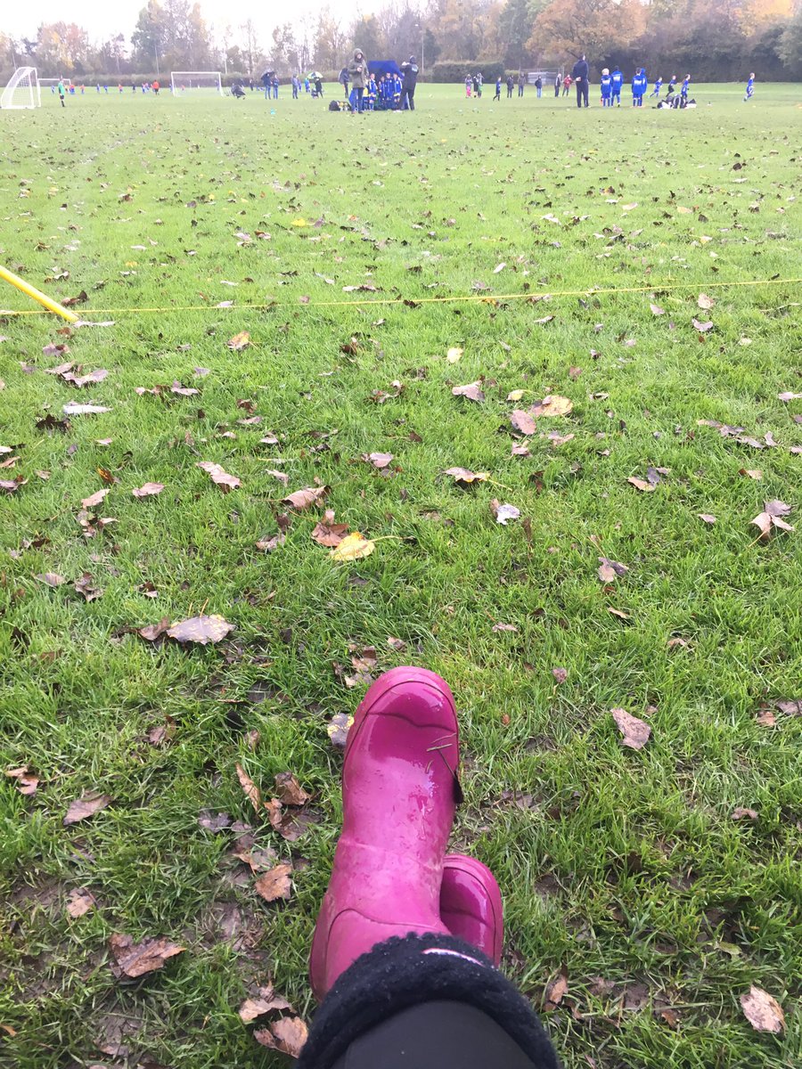 claireno2's tweet photo. Loving watching H and his team this morning... but absolutely drenched!!! #grassroots #tadcold https://t.co/LWl0wVFzmD