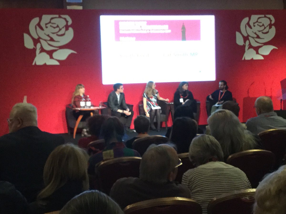 Claire_up_north's tweet photo. The truly fantastic @CatSmithMP chairing the panel of enthusiastic and inspiring young people #NWLAB17 #ForTheManyNotTheFew https://t.co/echF6lZkMf
