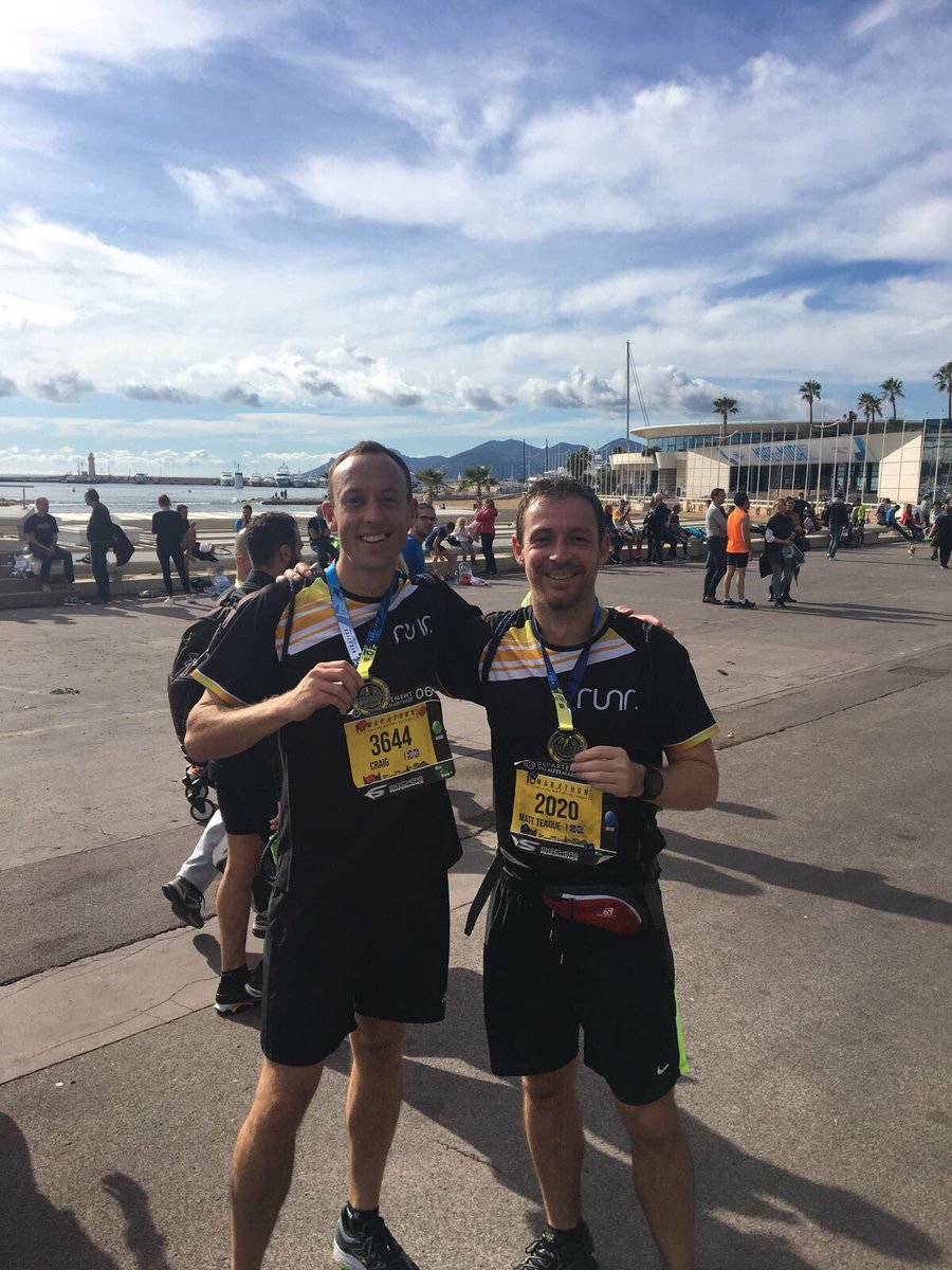 runr_uk's tweet photo. WOO HOO!! We did it. Stunning route along Riviera. Over achieved our sub-4 plan! We’re absolutely buzzing! 🎉🎉🎉 #runr #ukrunchat https://t.co/27gnVPNT2H