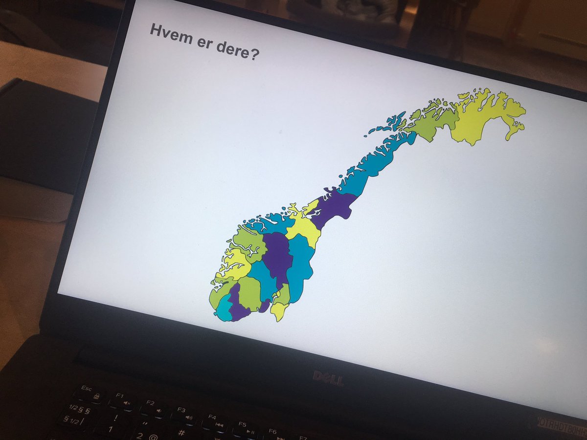 cathengen's tweet photo. Hvem er deltakerne på Sesjon 2 Kommunal forvaltning? Spredt over hele Norge i hvert fall. #ISYdagene @NoIS_no https://t.co/1rLM1UoNej