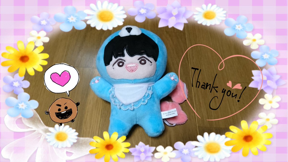 sakuraneko1222's tweet photo. @miyubusk 
届きました😍💕
可愛いユンギのぬいぐるみを、お忙しいなか、とりまとめしていただきありがとうございました😌🙏💓
大切にします😍💕
@mmnz_mmm 
귀여운 윤기 인형을 감사합니다😌🙏💓 https://t.co/LnyoWEVZLU