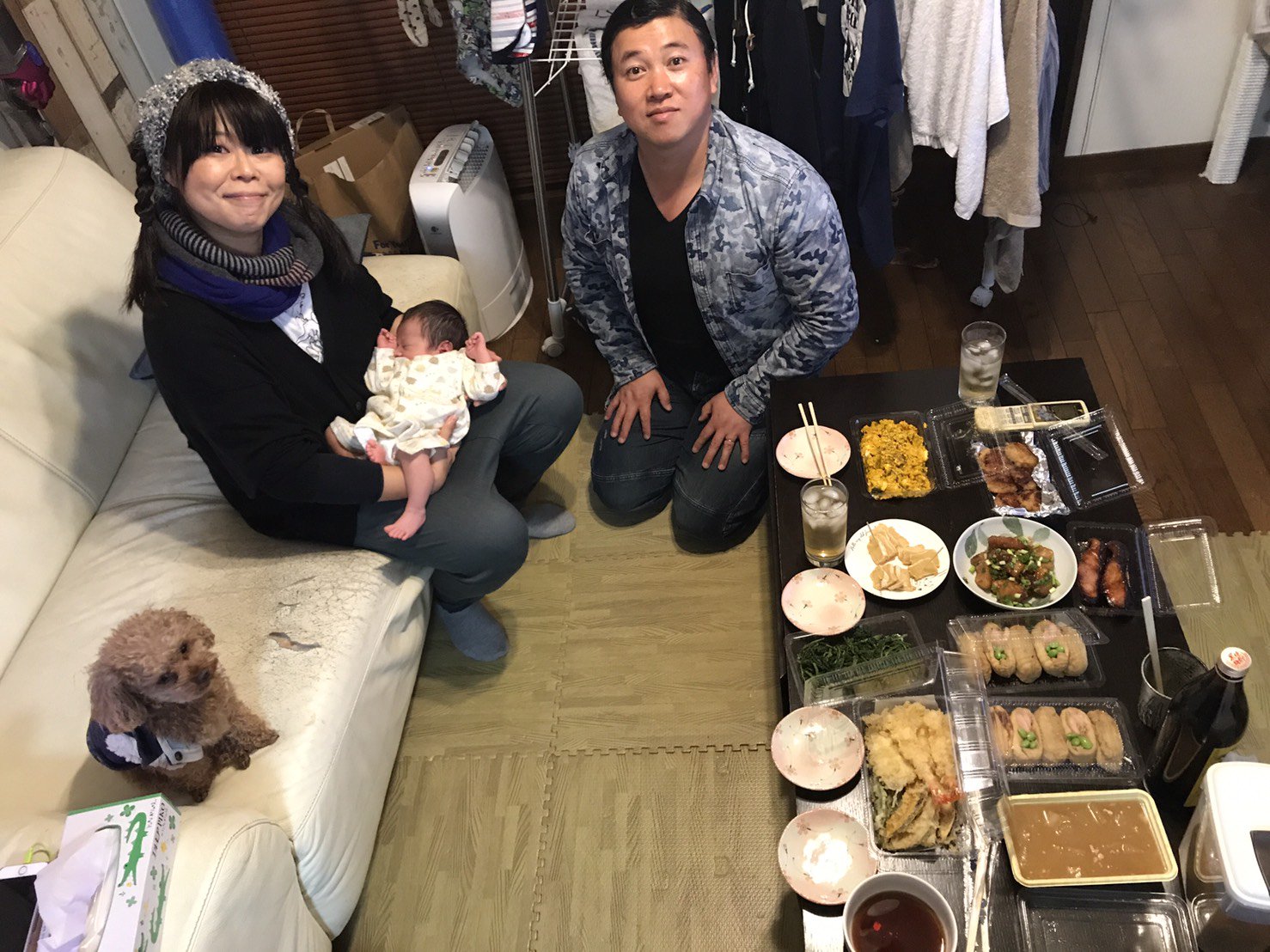 ボルサリーノ関 同期のスギちゃんに赤ちゃんが生まれたので 早速会いに行ってきましたよ 年前 やかんで砂糖水作って冷やして飲んでた男がお父さんになるとは しかし可愛いワイルドjr 大きくなったらお嫁さんにしてもらおう 46才年上の嫁を