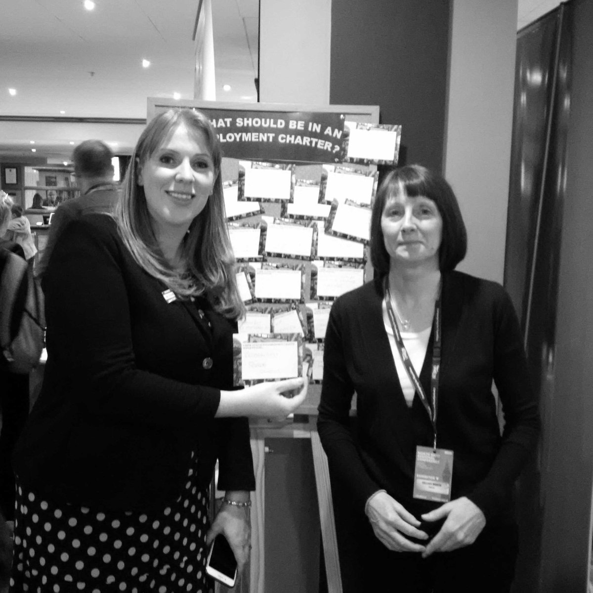 UNISONNorthWest's tweet photo. Angela Rayner Shadow Education Secretary supporting UNISON'S Employment Charter campaign #nwlab17 https://t.co/1zJ1iu3FEP