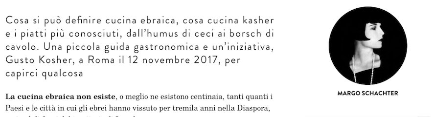 Cosa significa cucina ebraica e cosa cucina #kasher? <a href="/MargoSchachter/">Margo Schachter</a> per <a href="/Cucina_Italiana/">La Cucina Italiana</a> in attesa di <a href="/GustoKosher/">GustoKosher</a> lacucinaitaliana.it/storie/piatti-…