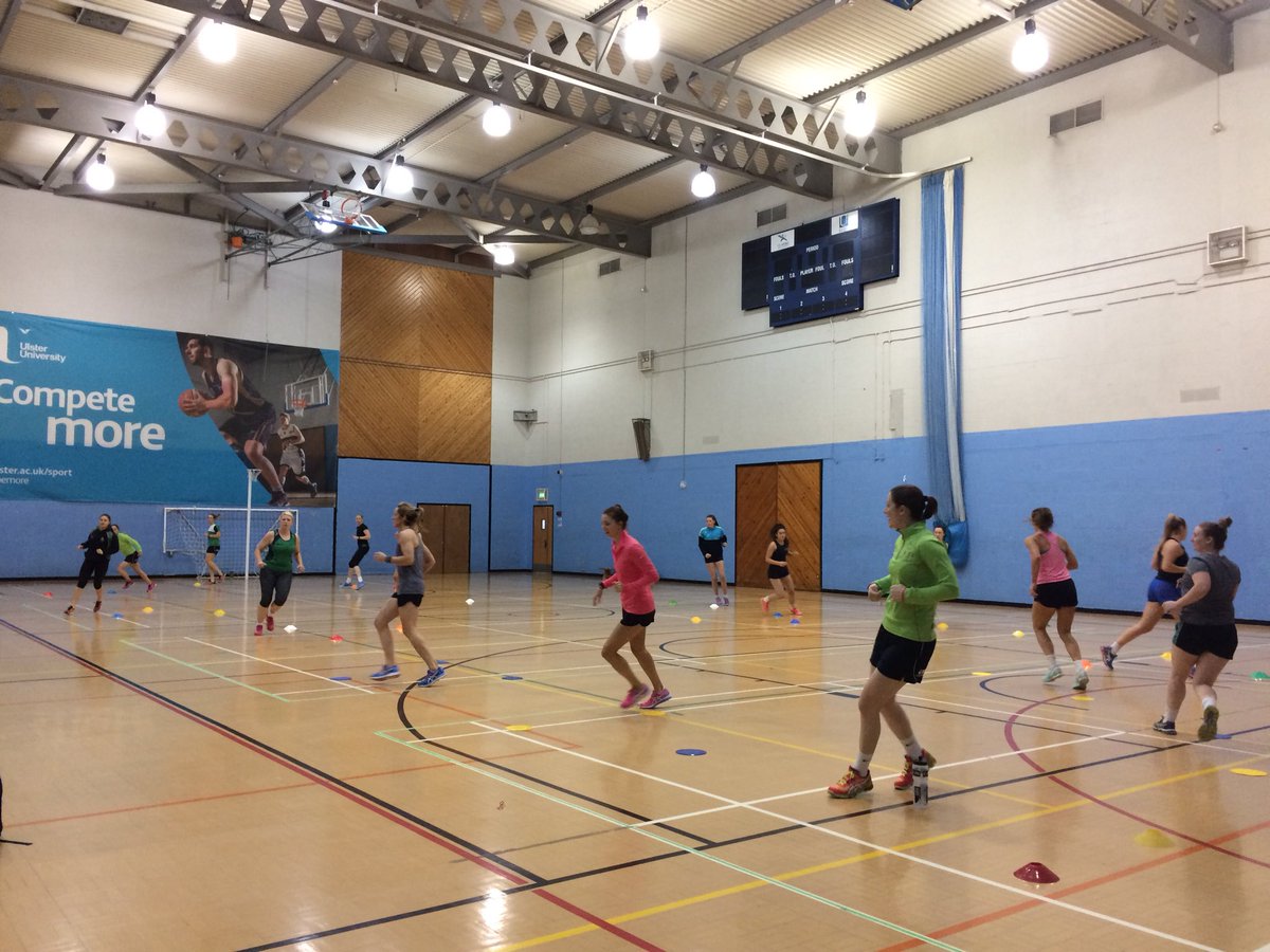 netballni's tweet photo. Senior training @UlsterUni well underway this morning #roadtogoldcoast #worldcupqualifiers https://t.co/xd5SKzww9p