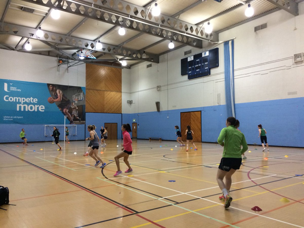 netballni's tweet photo. Senior training @UlsterUni well underway this morning #roadtogoldcoast #worldcupqualifiers https://t.co/xd5SKzww9p