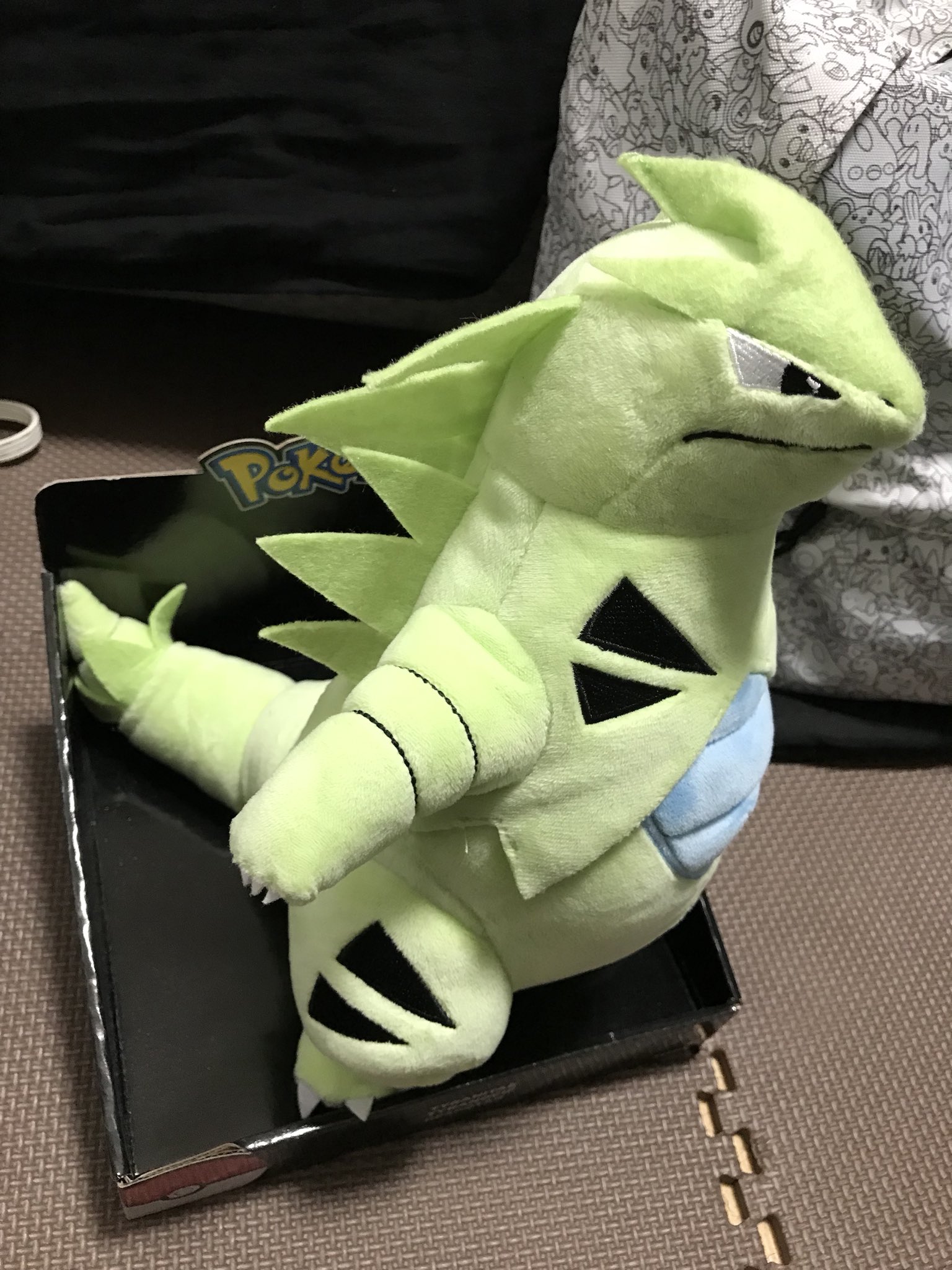 いつき バンギラスぬいぐるみ届いたー 海外からの長旅お疲れ様 そして今日から家族だ T Co Voujq1lp4x Twitter