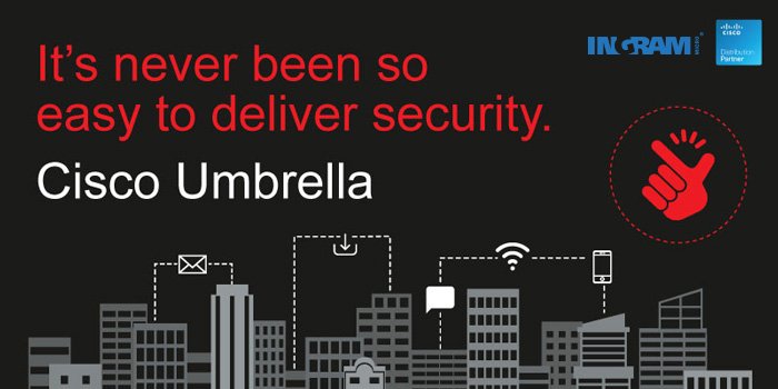 flyHigherME's tweet photo. Help your customers to a simple and secure network with Cisco Umbrella. https://t.co/RpaC0IzRNR #CiscoDCC18 #DCCIMMEE18 #DCCIMMEW18 https://t.co/moXLDVAfOv