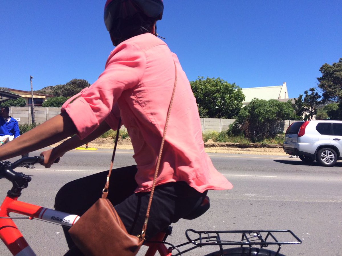 OpenStreetsCT's tweet photo. #Learn2cycle &amp; #bike2train wrap up with a cycle ride from Masi to #Fishoek Station @PedalPowerPPA @BENBikes_SA @NedbankGreen @rideyourcity https://t.co/oAvQRTOIIy