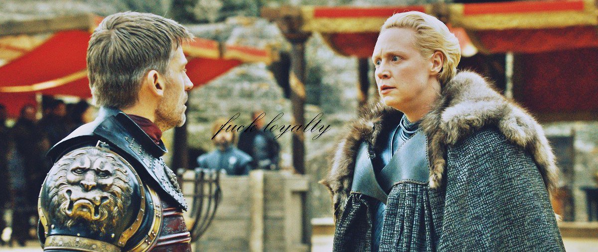 на языке игры престолов "В пекло верность" означает "я люблю тебя"