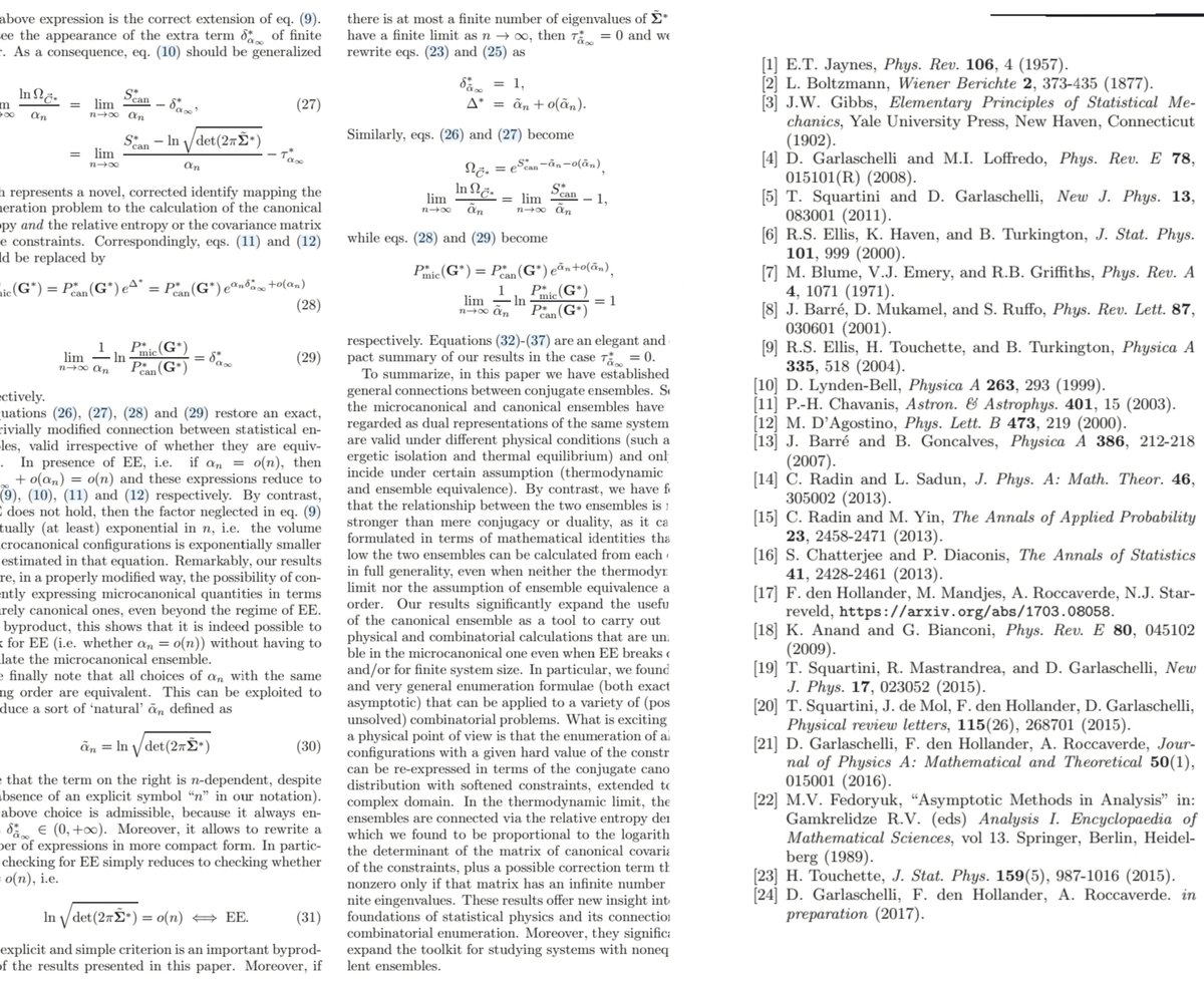 systems_spin's tweet photo. Reconnecting statistical physics and combinatorics beyond ensemble equivalence (arX:1710.11422 [cond-mat.stat-mech]) https://t.co/yBA2vX2C6Q https://t.co/cbwg8JGx3d
