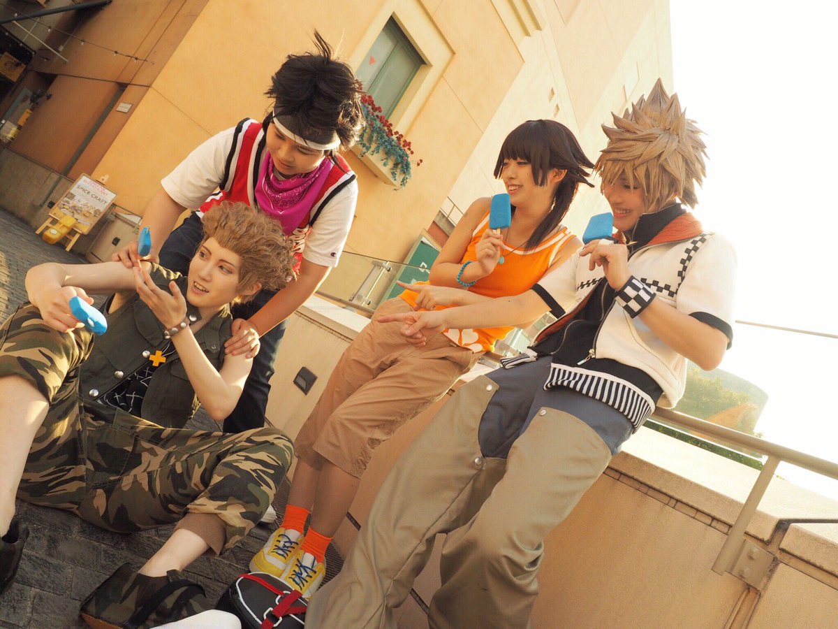はふり Auf Twitter Cosplay Kingdomhearts 大切なのは みんなで何回会うかじゃなくてみんなを何回思うか これだ ロクサス なつ ハイネ はふり ピンツ のー Sarukko0625 オレット Alba P まふゆ Kh キングダムハーツ キンハ コス T Co 9l6ia5h7d6