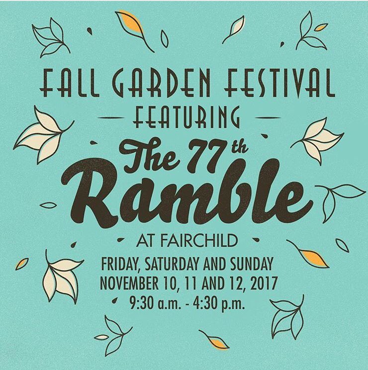 Classes_FTBG's tweet photo. Get ready to Ramble #Fairchild - plants art food fun &amp; family don’t miss it! https://t.co/wAZBFsiPby