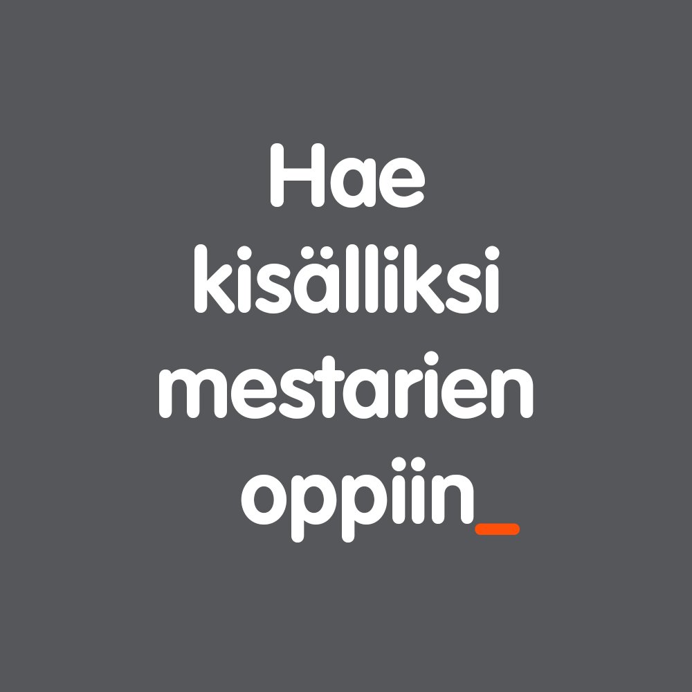SiiliSolutions's tweet photo. Nyt haetaan tulevia datan tai koodauksen mestareita! Haku tammikuun ja kesän #MestarijaKisälli -ohjelmiin on auki: https://t.co/bGMQu36ZdT https://t.co/uGj11nWvkz