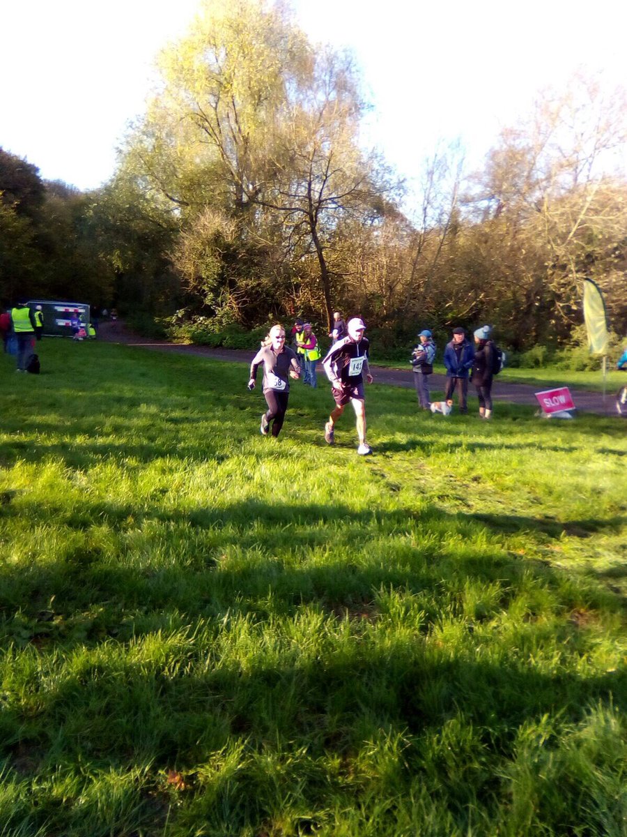 golfproclaire's tweet photo. ... and still all smiles at the finish, not bad considering the mud and river we ran through 🏃‍♀️😂 @chipgolfclub @NickHorrocks https://t.co/AiiuoEpqji