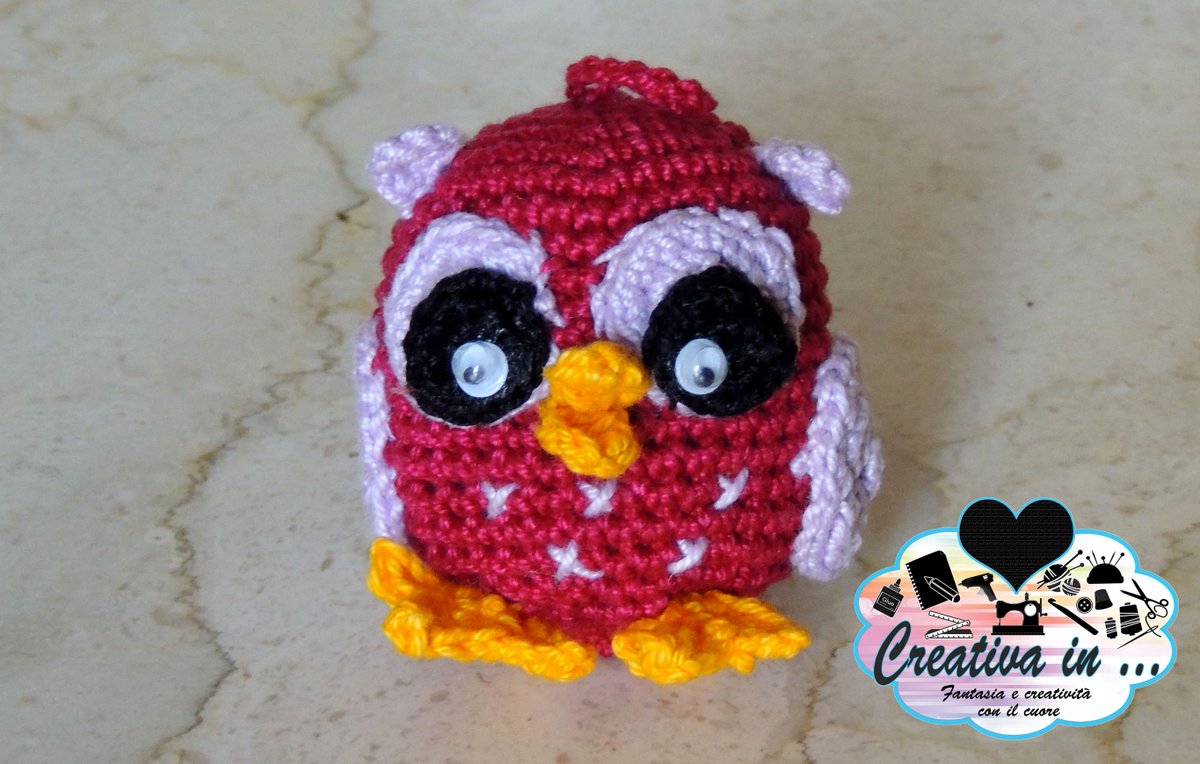 CreativaIn's tweet photo. #civetta #amigurumi #owl #portachiavi #regalo #crochet #sicily #souvenir #handmade #uncinetto #FattoAmano #creativain #bomboniera https://t.co/6jpJnGdGYQ
