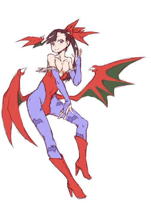 さっきの絵に軽く色つけまんた 
