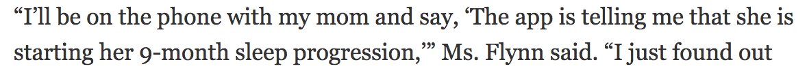 Inkfish's tweet photo. Ironically, no one who wrote/edited this @nytimes piece about "parennials" must be a parent, or they'd know it's a REgression. https://t.co/quXaMLCjia #sleepprogression #ifonly https://t.co/vQfqBUdzdH