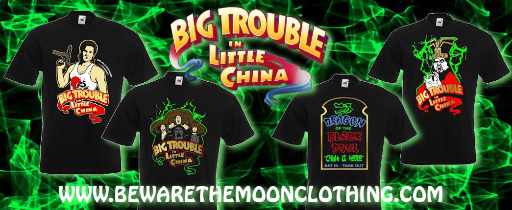 BewareTheMoonCo's tweet photo. Awesome #bigtroubleinlittlechina movie #tshirt &amp; #Hoodies collection at https://t.co/zl0Pe5WvUa  for men, ladies &amp; kids, get yours now!! https://t.co/mE3yPjlEP8