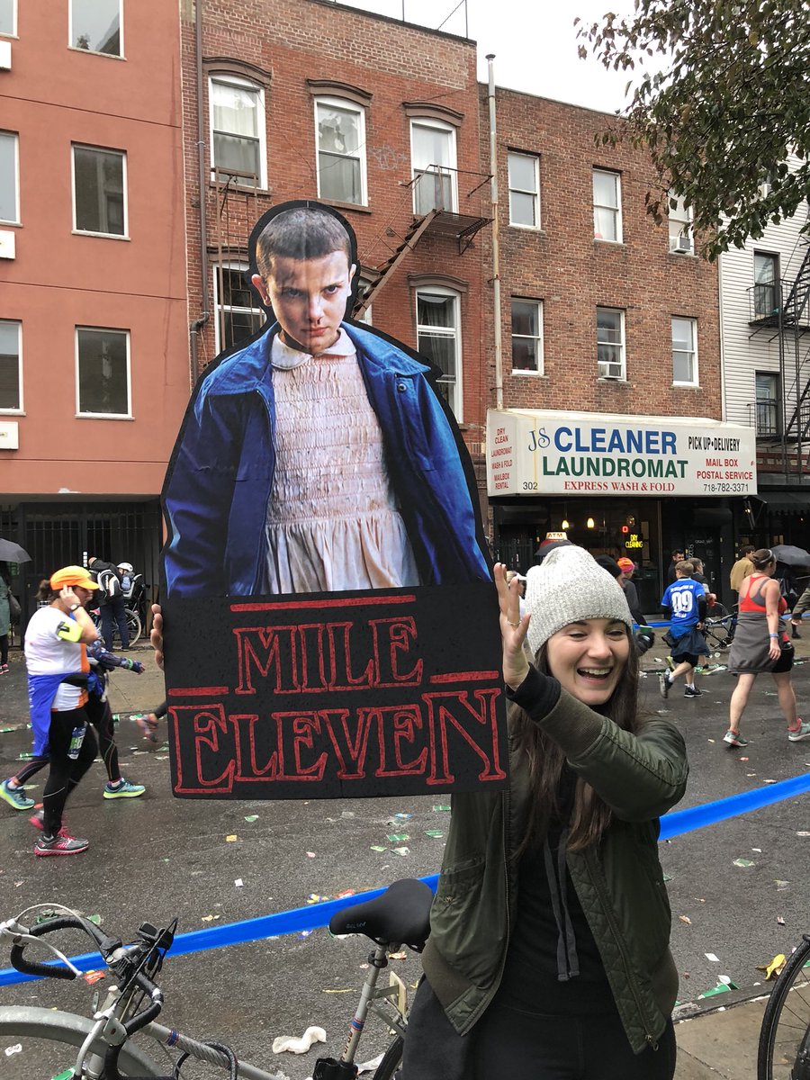 thedrewpowell's tweet image. Yo Mills...you’re represented here at #TCSNewYorkCityMarathon 👍👍😂😂 @milliebbrown