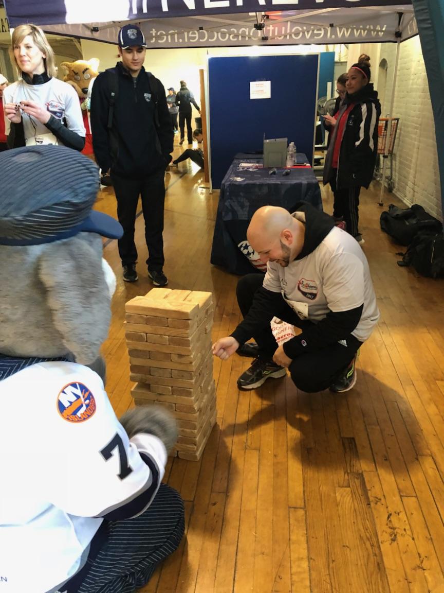 ErrolRuginski's tweet photo. I wasn't very fast but I took first place in giant jenga...lol #run4veterans #teamdepot @homedepot4280 @KJChamberland @marantes1 https://t.co/u00NeJbtrN