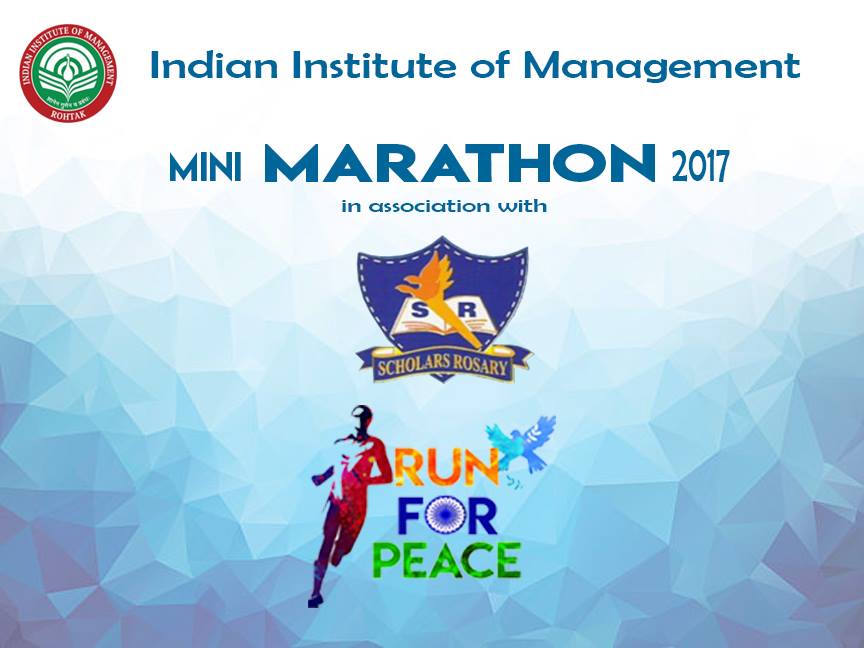 IIMR_Marathon's tweet photo. We thank Scholars Rosary School, Rohtak for being associated with us as our Gold sponsor.
#IIMRohtak #RunForPeace #MiniMarathon https://t.co/10a8CdDsI3