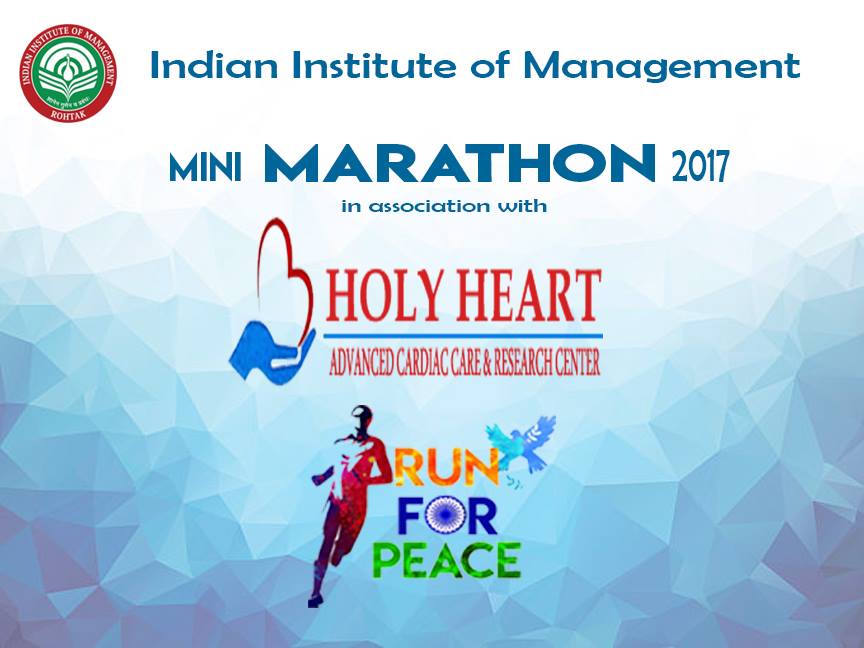 IIMR_Marathon's tweet photo. We thank HOLY HEART Hospital for being associated with us as safety partner.
#IIMRohtak #RunForPeace #MiniMarathon https://t.co/xphhq1iYAM