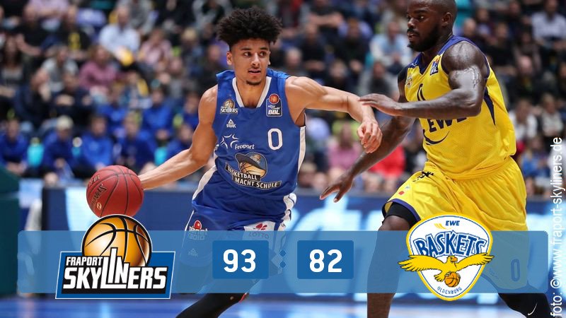 WEITERHIN ZUHAUSE UNGESCHLAGEN!! Wir schlagen die <a href="/EWE_Baskets/">EWE Baskets Oldenburg</a> in einem spektakulären Spiel