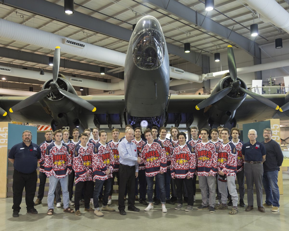 OJHL Images DOP (@ojhlimages) on Twitter photo Wellington Dukes to support Wounded Warriors in a game this Friday November 10th, 7:30pm <a href="/OJHLDukes/">Wellington Dukes</a> <a href="/NmktHurricanes/">Newmarket Hurricanes</a>
(Photos by Brad Denoon) Wellington Dukes to support Wounded Warriors in a game this Friday November 10th, 7:30pm <a href="/OJHLDukes/">Wellington Dukes</a> <a href="/NmktHurricanes/">Newmarket Hurricanes</a>
(Photos by Brad Denoon)