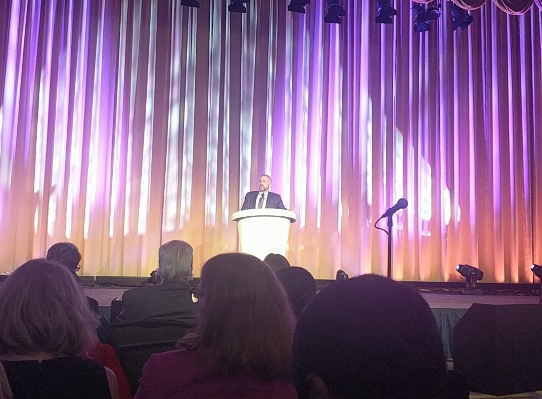 ISChile17's tweet photo. @Fridsma opening #AMIA2017 https://t.co/Rc9CN12sWu