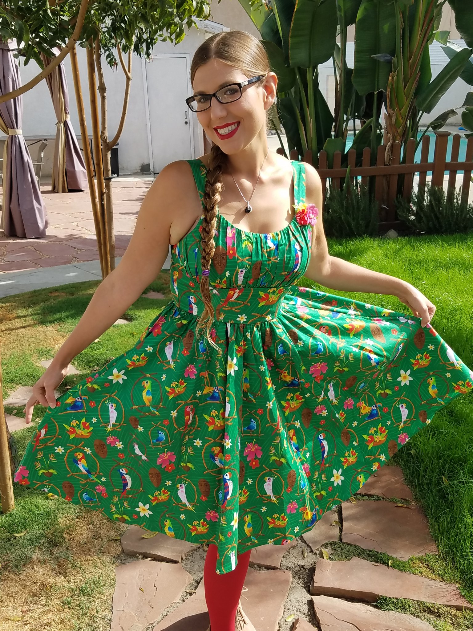 tiki dress