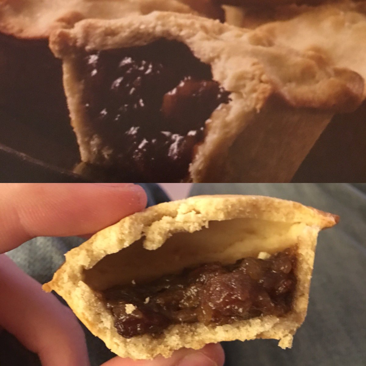daviidhunter's tweet photo. @AldiUK I’m not a fan of your ‘deep filled mince pies’ - they would be deep filled if you actually filled them #aldifail https://t.co/GglATF6NE6