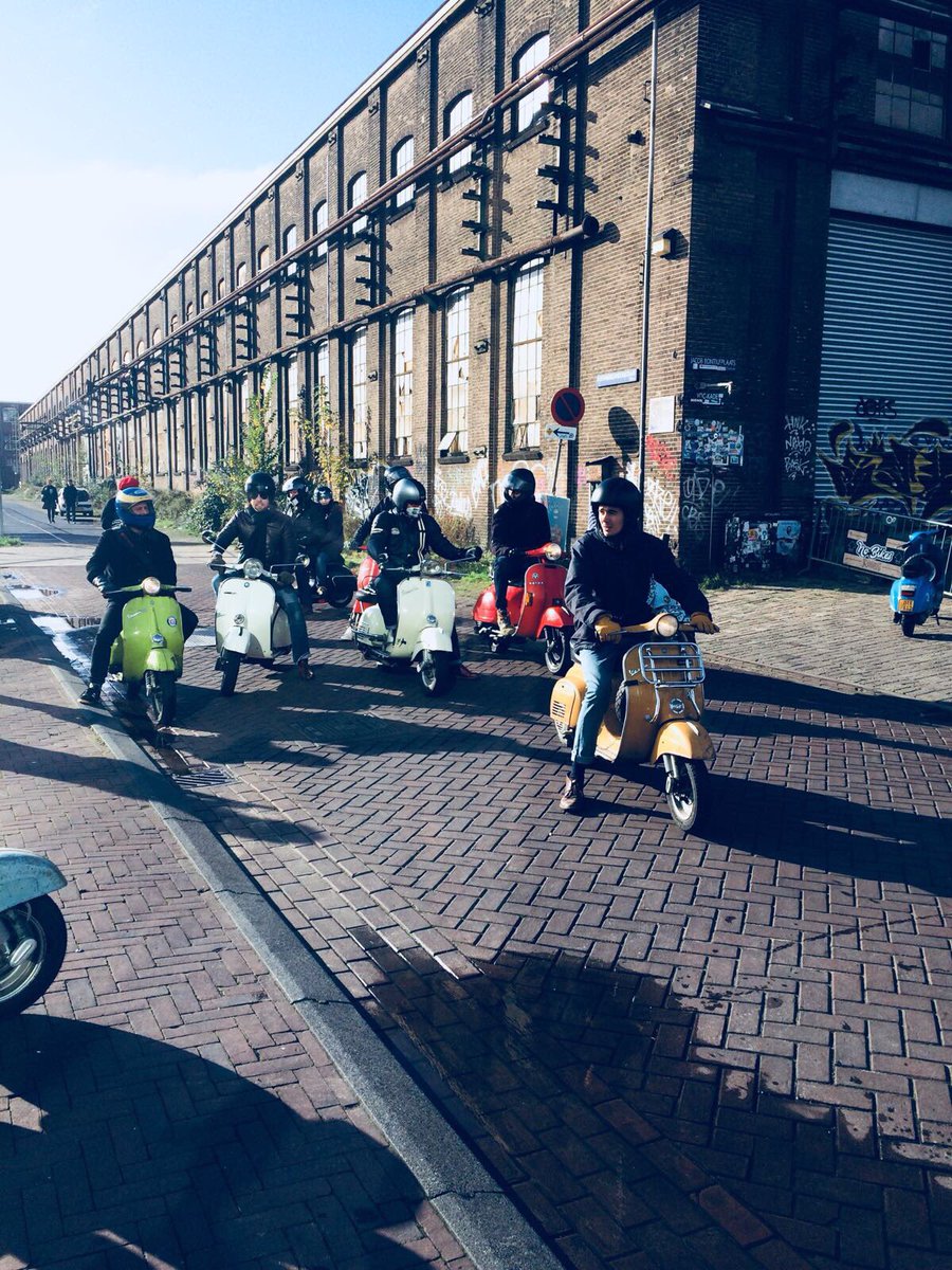 Today’s Amsterdam Vespa Club ride out