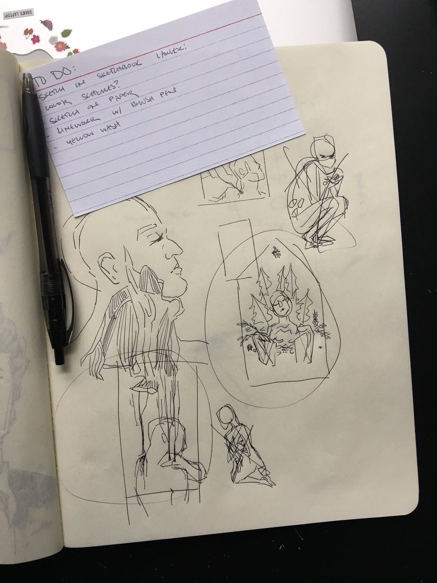 my concept/thumbnail #sketches are... questionable at best lmao 